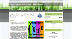 Desktop Screenshot of bullockfamilychiropractic.com